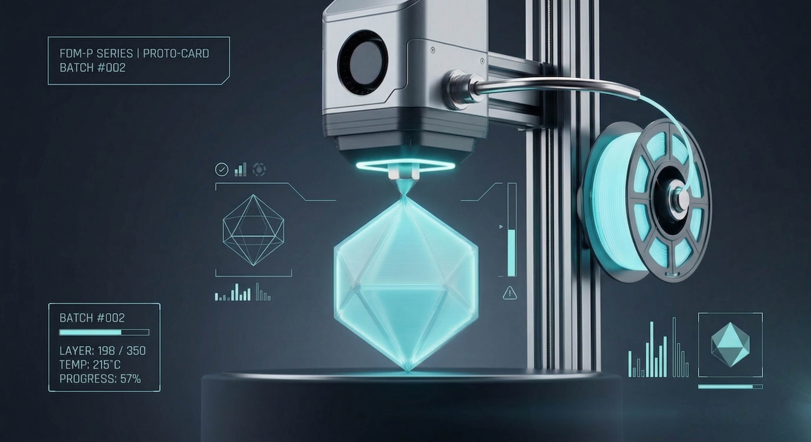 Detailed Cyberpunk Dwarf FDM Print