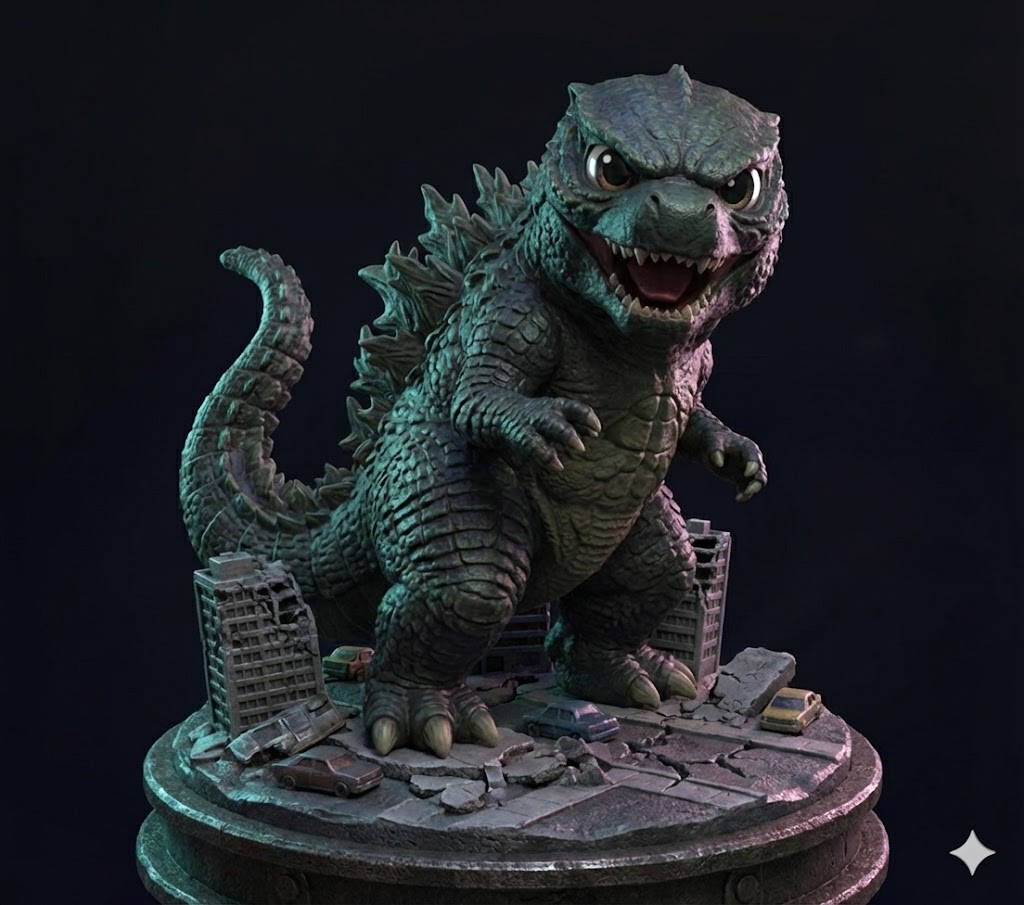 Godzilla – Chibi STL